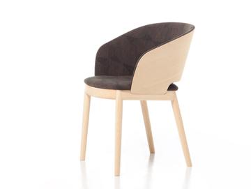 ODEON 02 - Easy chair with armrests by Very Wood - view 2